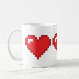 8-bits hart koffiemok