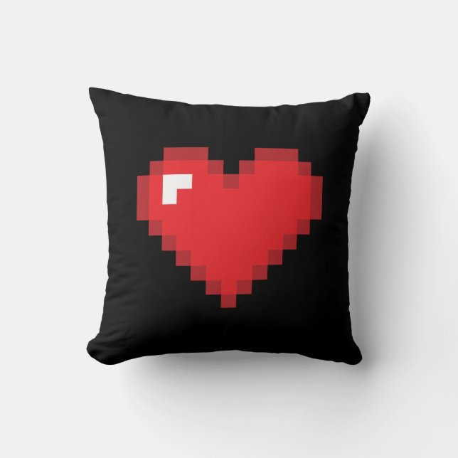 8-bits hart kussen (Voorkant)