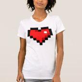 8-bits hart t-shirt (Voorkant)