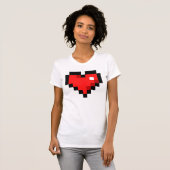 8-bits hart t-shirt (Voorkant volledig)