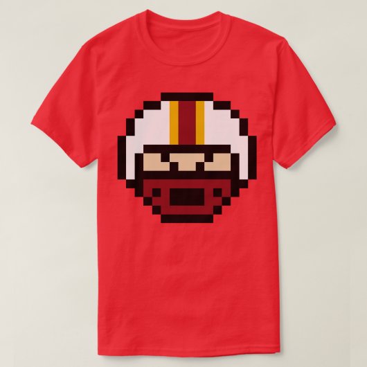 8-bits helm Monroe TShirt (Design voorkant)
