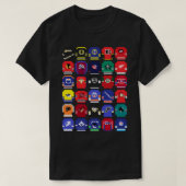 8-bits Hockey Jerseys T-shirt (Design voorkant)