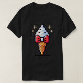 8-bits ijselegantie: Dapper dessertontwerp T-shirt (Design voorkant)