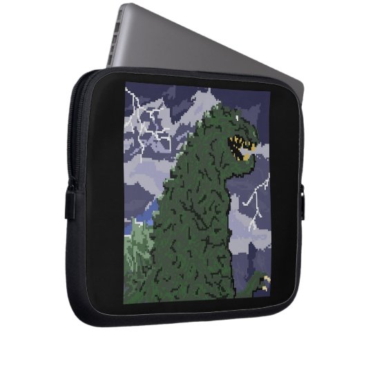 8-bits Kaiju Electronics Bag Laptop Sleeve (Voorkant Rechts)