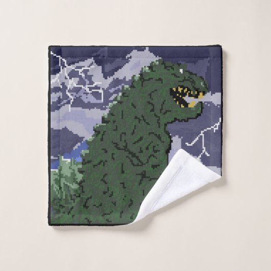 8-bits Kaiju Washandje (Wasdoekje)