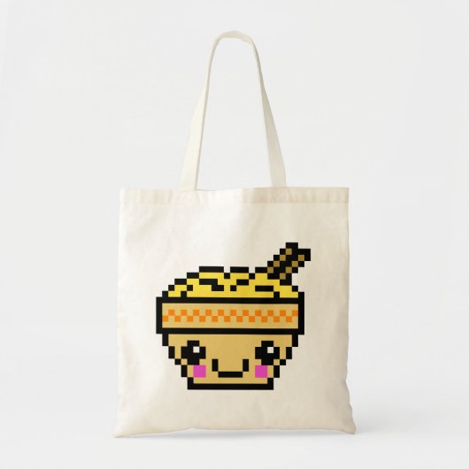 8-bits Kawaii Ramen Tote Bag (Voorkant)