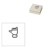 8-bits kerel rubberstempel (Gestempeld)
