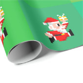 8-bits kerstcadeaupapier voor kerstcadeautjes cadeaupapier (Rol Hoek)