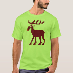 8-bits kerstgamer Moose Shirt