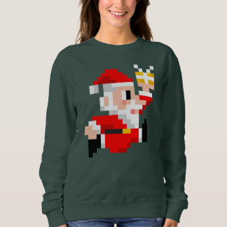 8-bits kerstkerstkerstbekertje voor vrouwen trui