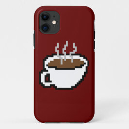 8-bits koffie-hoesje iPhone 11 hoesje