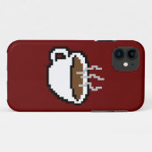 8-bits koffie-hoesje Case-Mate iPhone case (Achterkant (horizontaal))