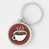 8-bits koffie-Sleutelhanger Sleutelhanger (Voorkant)