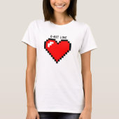 8-bits liefde | T-Shirt (Voorkant)