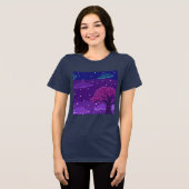 8-bits nacht Tri-Blend shirt (Voorkant volledig)