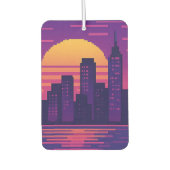 8-bits neonstadspasje luchtverfrisser (Voorkant)