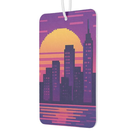 8-bits neonstadspasje luchtverfrisser (Links)