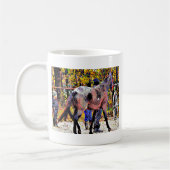 8-bits New Amish Horse Koffiemok (Links)