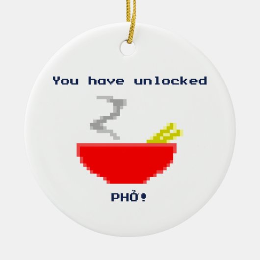 8-bits Pho Keramisch Ornament (Voorkant)