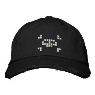 8-bits piraat geborduurde pet