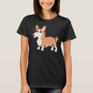 8-bits Pixel Corgi T-shirt