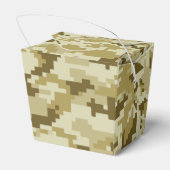 8-bits Pixel Digital Desert Camouflage / Camo Bedankdoosjes (Achterkant)