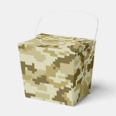 8-bits Pixel Digital Desert Camouflage / Camo Bedankdoosjes (Voorkant Zijde)
