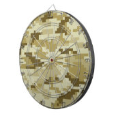 8-bits Pixel Digital Desert Camouflage / Camo Dartbord (Voorkant Rechts)