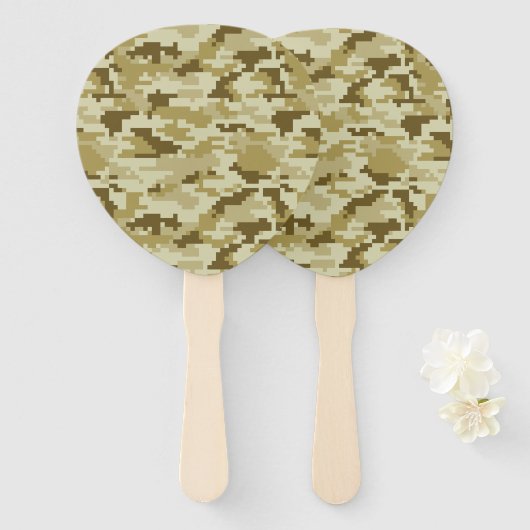 8-bits Pixel Digital Desert Camouflage / Camo Handwaaier (Voorkant en achterkant)