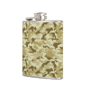 8-bits Pixel Digital Desert Camouflage / Camo Heupfles (Links)