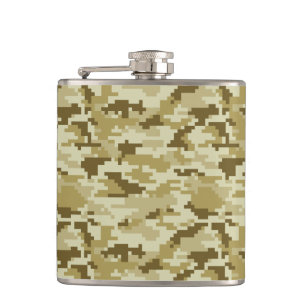 8-bits Pixel Digital Desert Camouflage / Camo Heupfles