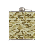 8-bits Pixel Digital Desert Camouflage / Camo Heupfles (Achterkant)