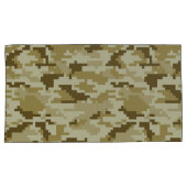 8-bits Pixel Digital Desert Camouflage / Camo Kussensloop (Voorkant-Rechts)