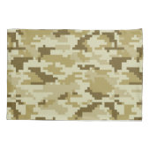 8-bits Pixel Digital Desert Camouflage / Camo Kussensloop (Achterkant)