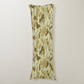 8-bits Pixel Digital Desert Camouflage / Camo Lichaamskussen (Voorkant Verticaal)