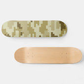 8-bits Pixel Digital Desert Camouflage / Camo Persoonlijk Skateboard (Horizontaal)