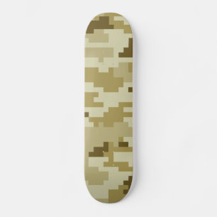 8-bits Pixel Digital Desert Camouflage / Camo Persoonlijk Skateboard