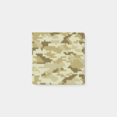8-bits Pixel Digital Desert Camouflage / Camo Post-it® Notes (Voorkant)