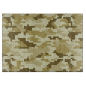 8-bits Pixel Digital Desert Camouflage / Camo Snijplank (Voorkant)