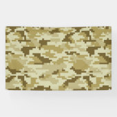 8-bits Pixel Digital Desert Camouflage / Camo Spandoek (Horizontaal)