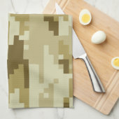 8-bits Pixel Digital Desert Camouflage / Camo Theedoek (Quarter Fold)
