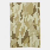 8-bits Pixel Digital Desert Camouflage / Camo Theedoek (Verticaal)