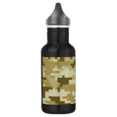 8-bits Pixel Digital Desert Camouflage / Camo Waterfles (Links)