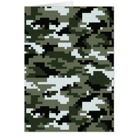 8-bits Pixel Digital Urban Camouflage / Camo (Voorkant)
