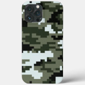 8-bits Pixel Digital Urban Camouflage / Camo Case-Mate iPhone Case (Achterkant)