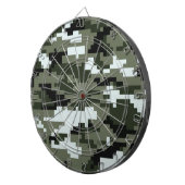 8-bits Pixel Digital Urban Camouflage / Camo Dartbord (Voorkant Rechts)