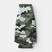 8-bits Pixel Digital Urban Camouflage / Camo Flesjeskoeler (Voorkant)
