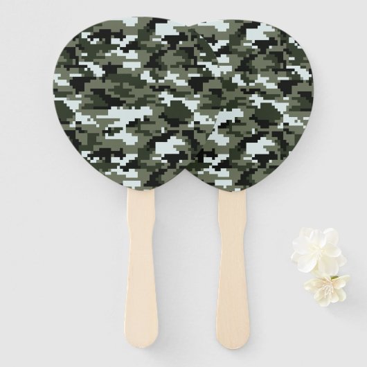 8-bits Pixel Digital Urban Camouflage / Camo Handwaaier (Voorkant en achterkant)