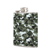 8-bits Pixel Digital Urban Camouflage / Camo Heupfles (Links)