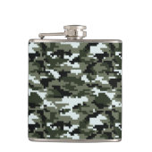 8-bits Pixel Digital Urban Camouflage / Camo Heupfles (Voorkant)